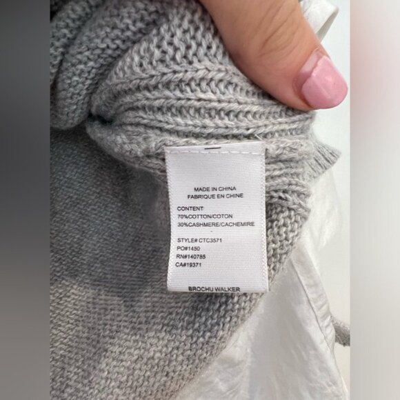 EUC Brochu Walker The Lucie Layered V Neck Sweater - Picture 6 of 7